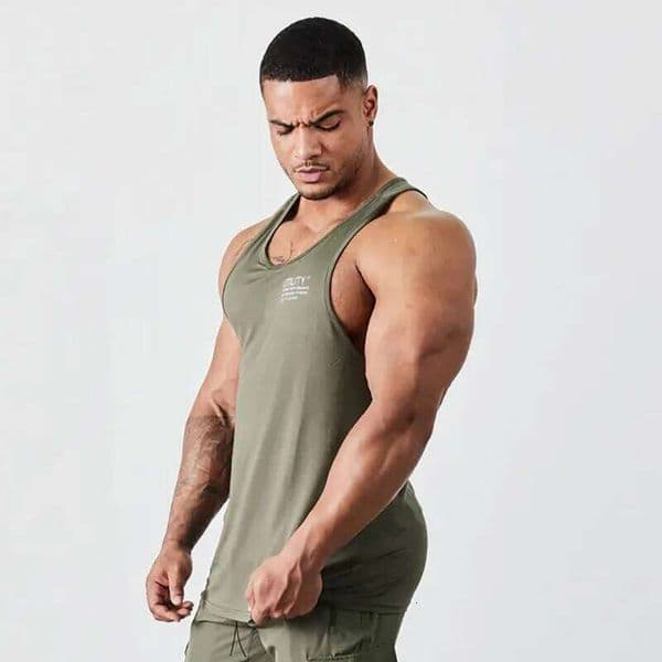 New Muscle Fitness Men Short Sleeve Fashion Brand Sports Training Printed Round Neck T Shirt Breathable Fresh Loose Vest Top T260311
