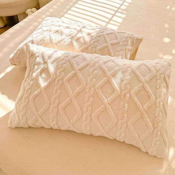 1pcs 2pcs Pillowcase Velvet 48x74cm Pillowslip Rectangle Cushion Cover Warm Pillow Case Fundas De Almohada 26Y0311
