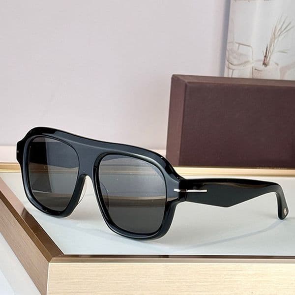 Women Honda Sunglasses FT1324 Luxury Womens Acetate Summer Fashion Glasses Large Frame Men Cycling Business Outdoor Style UV400 High Quality