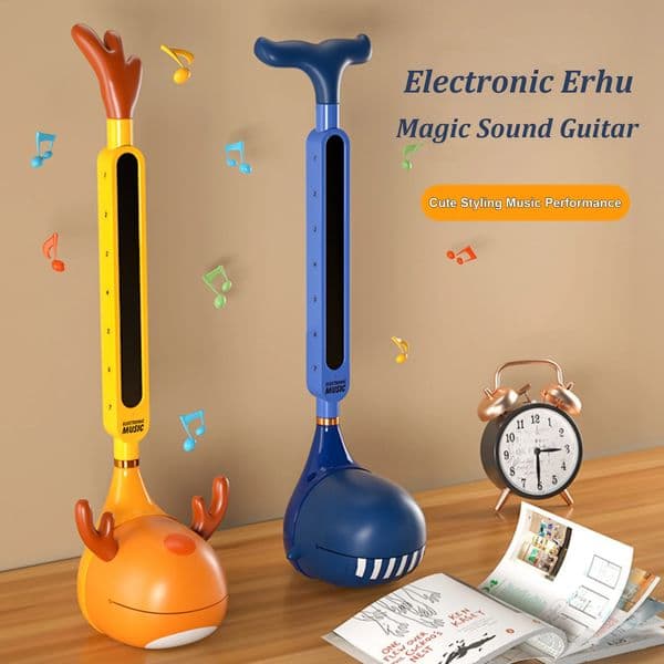 Otamatone Electronic Musical Instrument Toy Portable USB Synthesizer Tadpole Piano Kawaii Fun Educational Gift for Kids Adults 260309