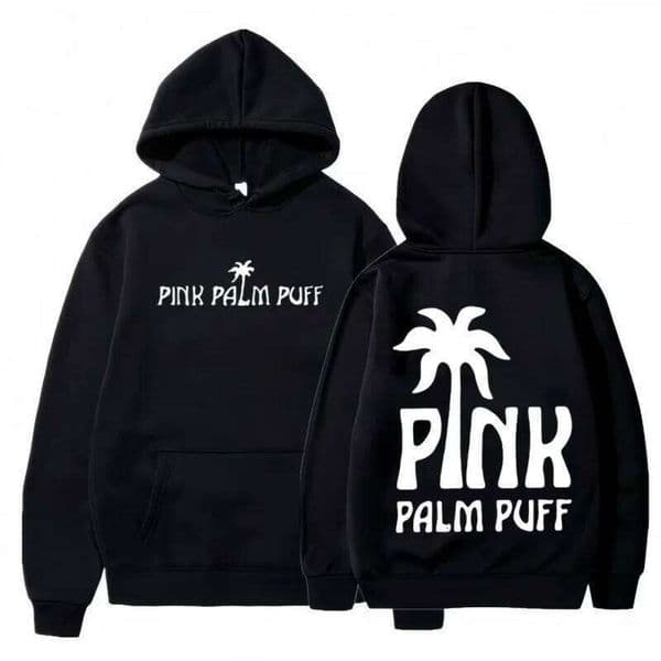 Palm pattern printed for autumn winter, casual, comfortable, loose and fashionable hoodie C260311