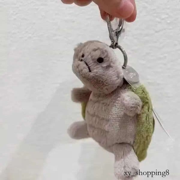 2026 New Jelly Mr.Timmy Cat Pendant Keychain Bag Key Ring Turtle Plush Toy Baby Doll Cute 2 decoration Gifts