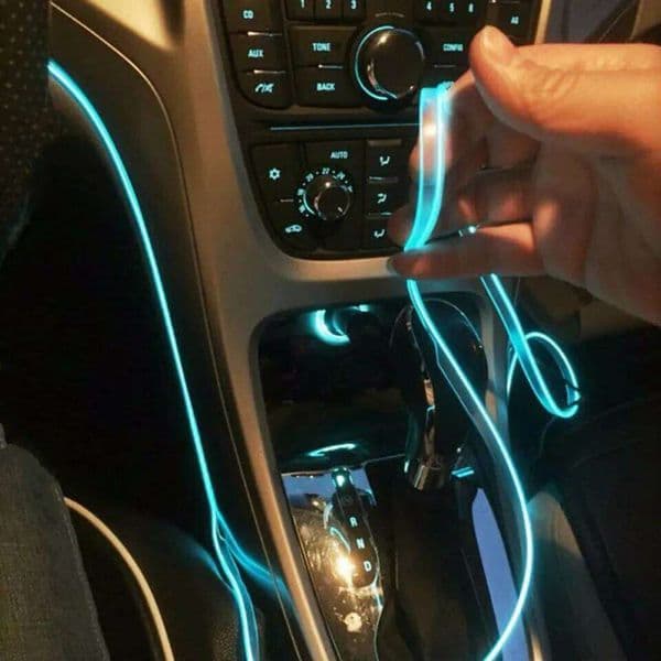 RGG Wire 1M 2M 3M 5M Neon Light 3V 5V 12V EL Rope Tube LED Strip with Inverter for Car Dance Party Bike Decor Lighting 26W0311