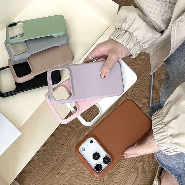 Leather Compatible with iPhone 17 Pro Lambskin Phone Case Apple 15 Card Slot Protective Cover 14 Shockproof Wholesale Cross-Border