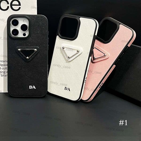 Leather Luxury iPhone Cover Customerized Initial DIY for iPhone 17 Pro Max 16 Pro Max 15 14 13 Designer iPhone Case Shockproof Anti-drop Lens Frame with Rhinestones