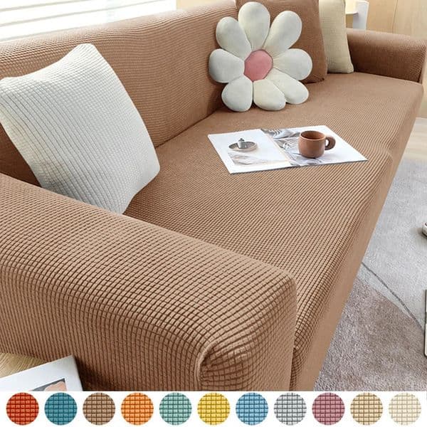 Elastic Jacquard Sofa Cover 1/2/3/4/5 Seater Couch Cover Sofa Covers Versatile Furniture Protection Slipcover For Living Room 260312