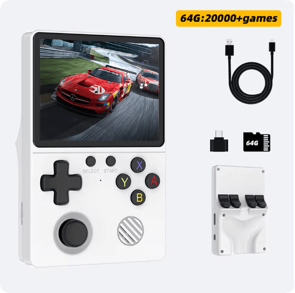 GB350 game console has over 20000 built-in games and supports functions such as e-books, music players, video players, etc