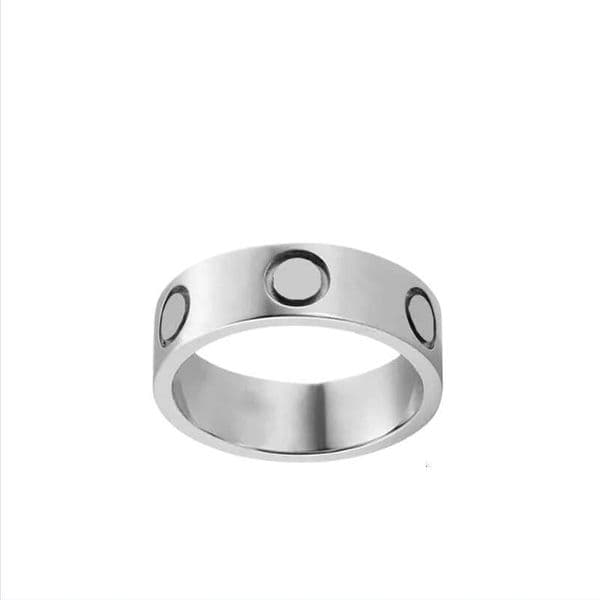 Screw Design Couple Rings Titanium Steel Luxury Wedding Band Jewelry rings for women and Her Silver Rose Gold Gift ring
