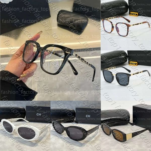 Chalies Nellies Designer Sunglasses Fashion C C Sunglasses Women Exquisite Vintage Full Frame Shading UV Protection Channeliness Channelsun Glasses With Box Ac9