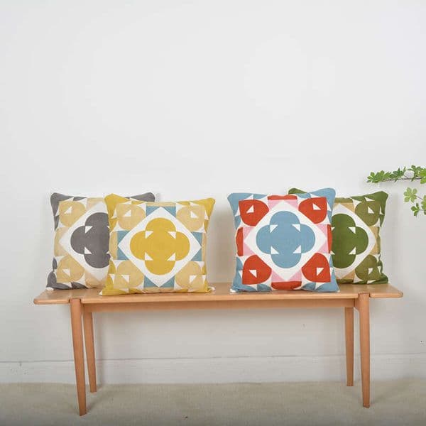 New Simple Embroidered For Bedroom Sofa, Removable Cushion Insert, Pillowcase