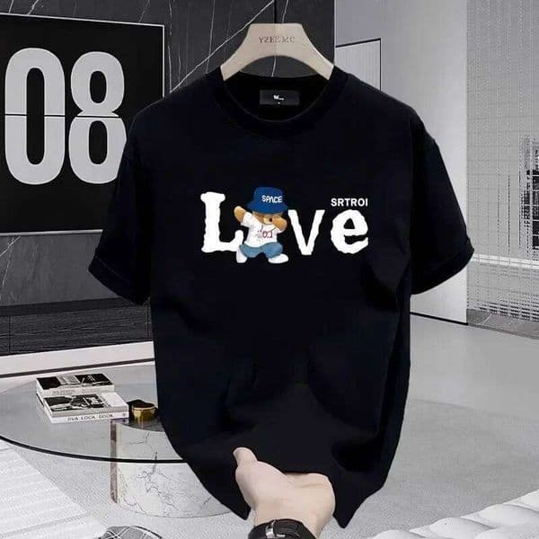 2026 American T-Shirt Summer Round Neck Casual Short Sleeves Plankton Shuai Letter Print Fashion Z260312