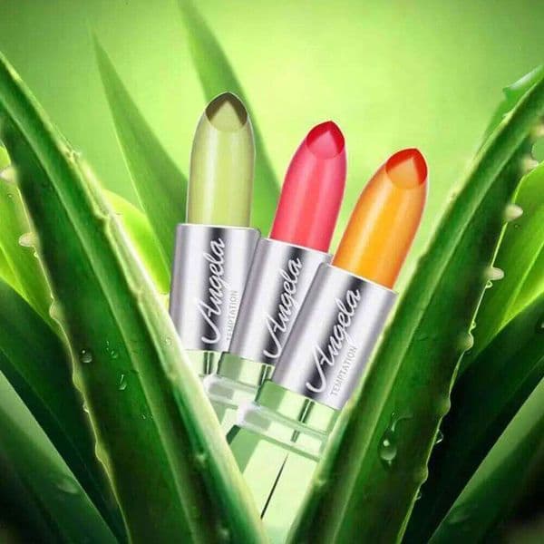 Aloe Vera Magic Temperature Color Changing Gloss Long-Lasting Nutritious Waterproof Lip Balm Moisturizing Lipstick W260311