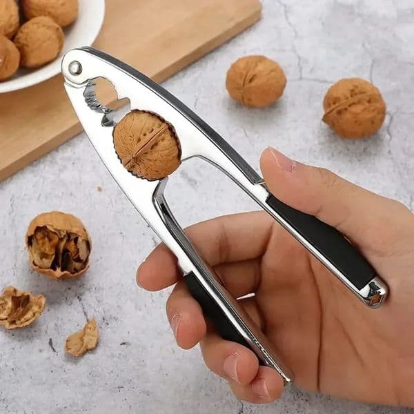 Multi-Function Nut Clip Quick Walnut Cracker Nut Cracker Stainless Steel Nutcracker Pine Pecan Hazelnut Plier Kitchen Tools 260227BJ