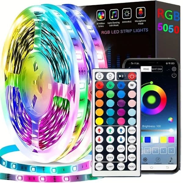 Led Strip Light RGB 5050 USB Led Lights Bluetooth Wifi Music Sync Color Change Flexible Lamp Tape Room Decor Light TV Backlight
