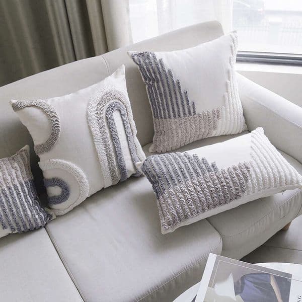 Carefully Selected Tufted Throw Pillow With Printed Cover, Suitable Living Room And Bedroom, Universal Cushion Cover For Sofa, Pillowcase Without Insert