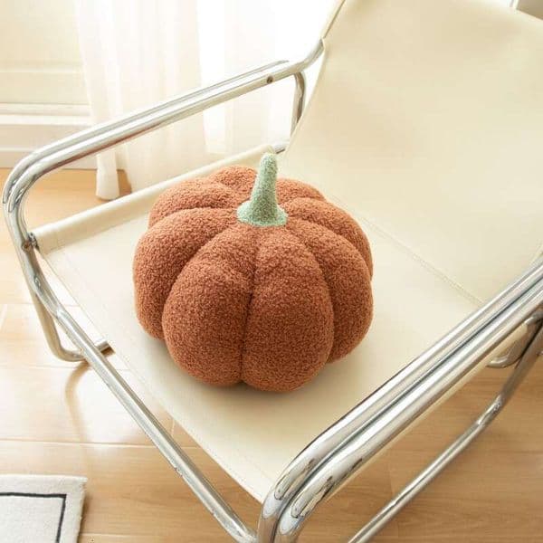 Cute Pumpkin Pillow, Modern Ins Home Decor, Creative Irregular-Shaped Plush Cover, Bedroom Sofa Decoration Cushion