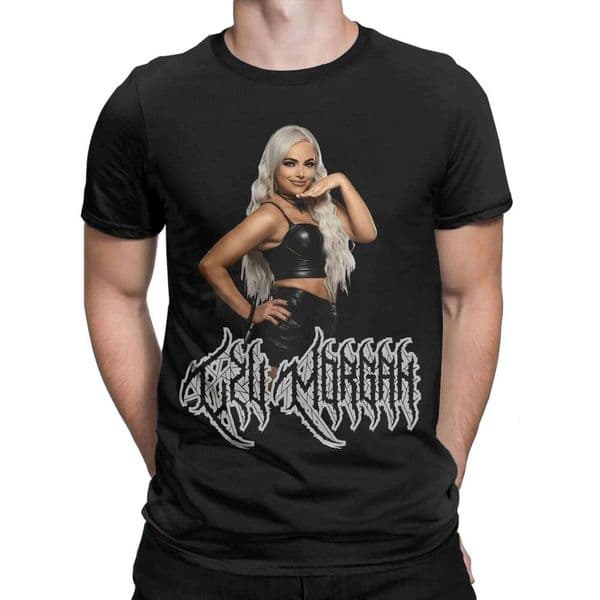 Liv Morgan Cotton T-Shirt For Men Summer Metal Vintage T-Shirts Comfortable Hip Hop Tee Shirt Oversize Casual Clothes H260311