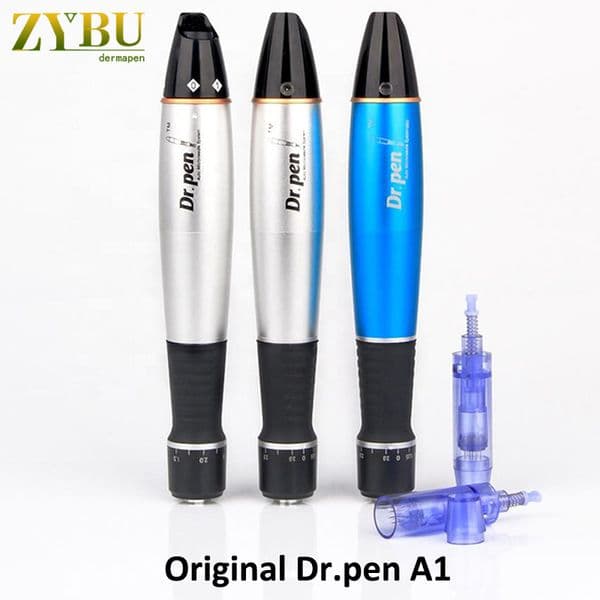 Authentic Dr.pen Ultima A1 Derma Auto Micro Needle Roller Stamp Skin MTS Original Dr Pen with 12Pins Cartridges 2pcs Skin Repairs Tool Mesotherapy Dermapen
