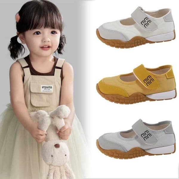 2026 Summer New Girls Simple Shallow Mouth Mary Jane Gump Shoes Hundred with Breathable Girls De Training Shoes Casual ShoesT260312