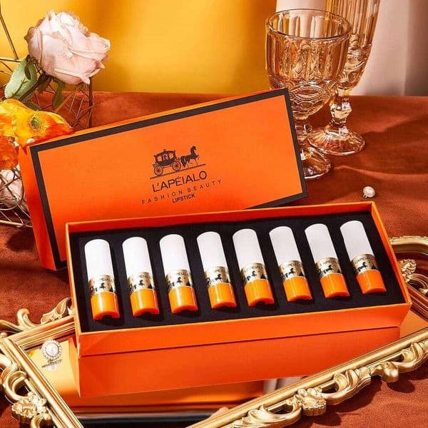 Makeup lipstick set matte stick Moisturizing Mist Lip Balm Gift Box Lipsticks 8 colors gift box W260311