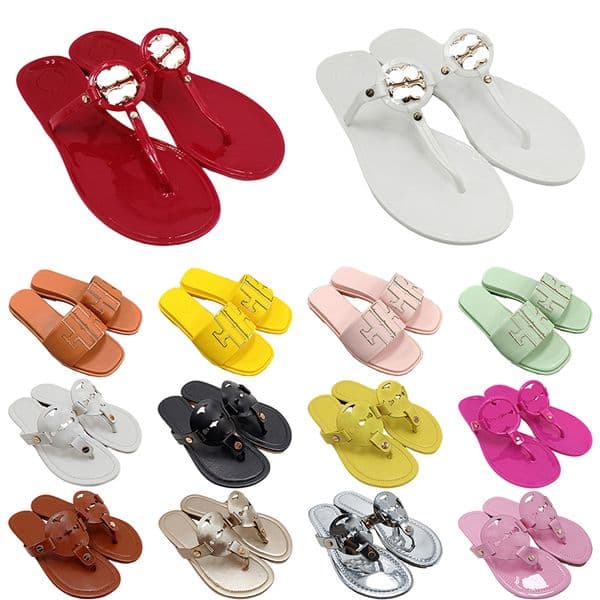 Designer burchy sandles women slides slippers luxury flat flip flops sliders slide sandals black burchy slippers women outdoor shoes