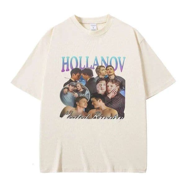 Heated Rivalry Shane Hollander Ilya Rozanov Graphic T-shirts Men Women Fashion Streetwear Male Vintage Oversized Crewneck Tees Z260312