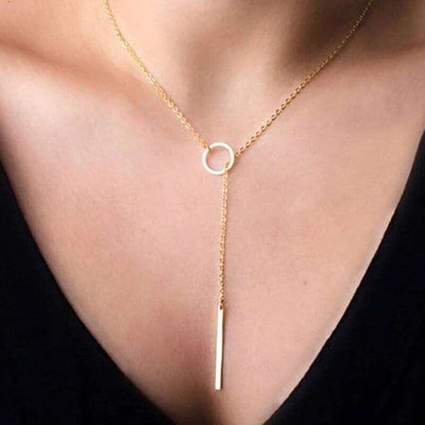 Initial Pendant Custom Name Letter Stainless Steel Women Statement Nameplate Layered Choker Necklace H260311