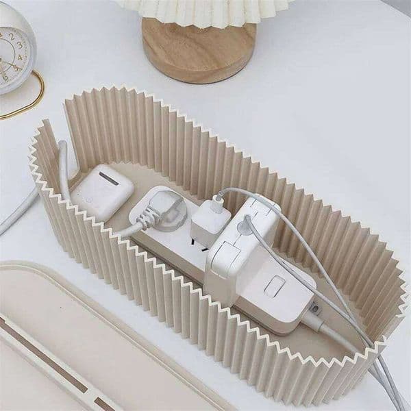 Nordic Board Storage Box Cable Wire Organizer Case Socket Wireless WiFi Router Bracelet Desktop Data Line Plug Holder Shelf 26Y0311