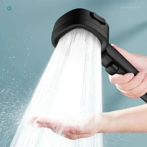 High Pressure Shower Head Water Saving 3 Modes Shower Heads Adjustable One-Key Stop Water Massage Sprayer Bathroom Accessories 260311