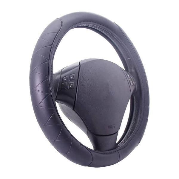 Suitable for all vehicles, 38cm steering wheel cover, universal memory foam, provides grip and enhances driving comfort