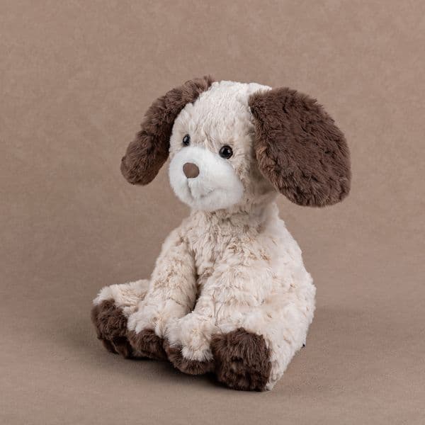 Beige Dog Plush Toy Puppy Soothing Doll Kids Companion Stuffed Animal Gift for 520 Childrens Day Z260528