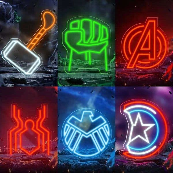 LED Sign Room Decor Neon Signs Wall Bedroom Led For Children Night Light Birthday Gift Halloween Decoration 26H0313