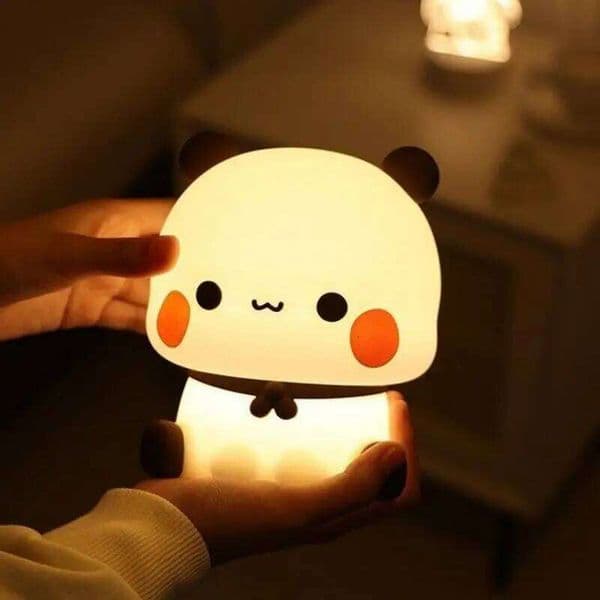 Kawaii Panda Led Light Cute Cartoon Pat Lamp Animal Bedroom Decorative Living Room Dolls Gifts kids Baby Night light 26Y0313