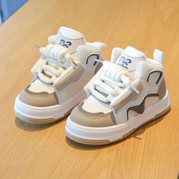 Children's Spring Autumn New Sports Boy's Casual Trend Board High Top Girl's Fashion Dopamine Running Shoes Sneakers 26Y0313