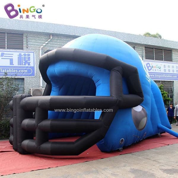 Outdoor inflatable channel tent inflatable cartoon dinosaur channel simulation helmet channel tent design