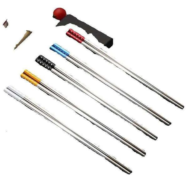 Laser Engrave Wedding Stainless Steel Chopstick Gift B2