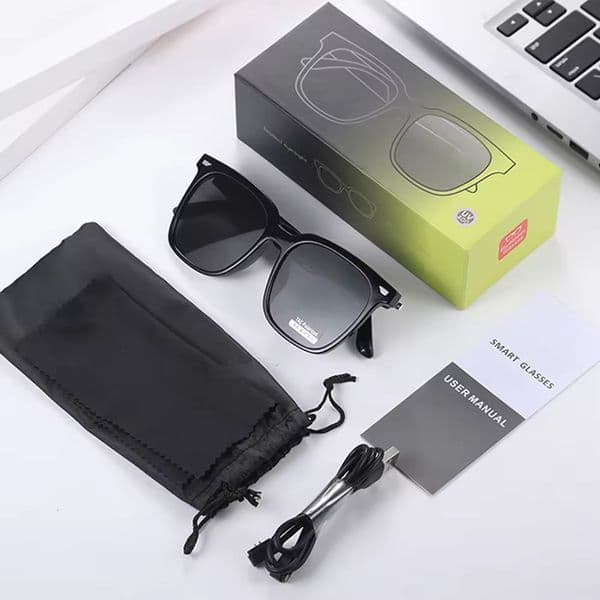 GS01 Smart Bluetooth Glasses BT 5.3 Smart Touch Audio Music Stereo UV400 Polarized Lenses Lightweight Smart Sunglasses