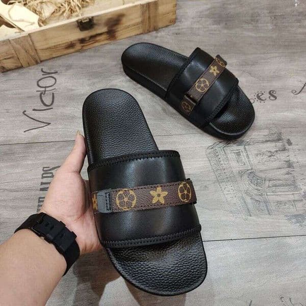 Branded Men's Summer Outdoor Printed Beach Sandals, Non-Slip Soft-Soled Sporty Trendy Fashion Lightweight Slip-On Sandals