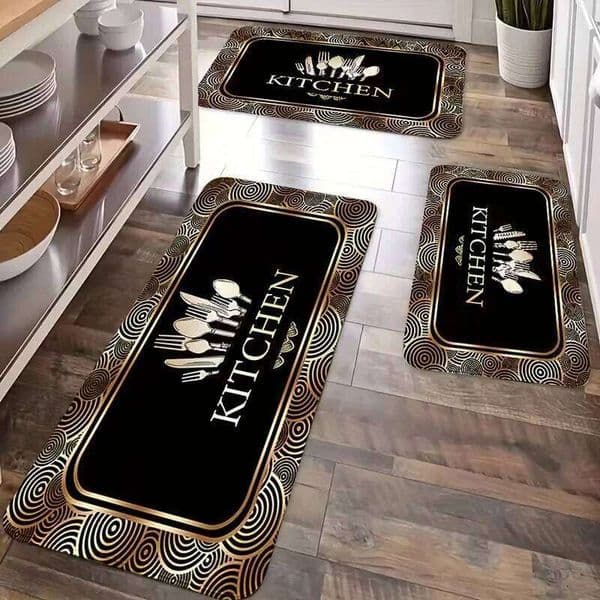 Anti-Slip Kitchen Floor Suitable Standing Non-Skid Mat Machine Washable Soft Cushioning Mat for Sink Laundry Room 26H0313J260519