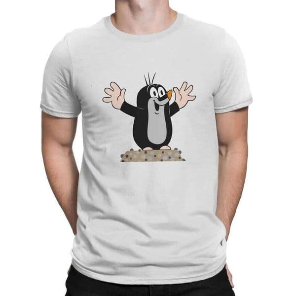 Krtek The Mole Hello Tshirt Graphic Men Tops Vintage Fashion Summer Clothing Harajuku T Shirt Q260312
