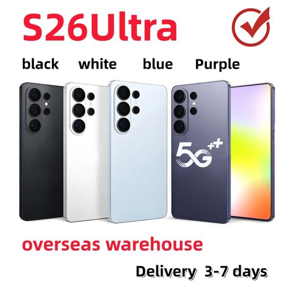 S25/S26 Ultra 5G Smartphone 16GB RAM 1TB Storage High Definition Display Advanced Facial Recognition Technology