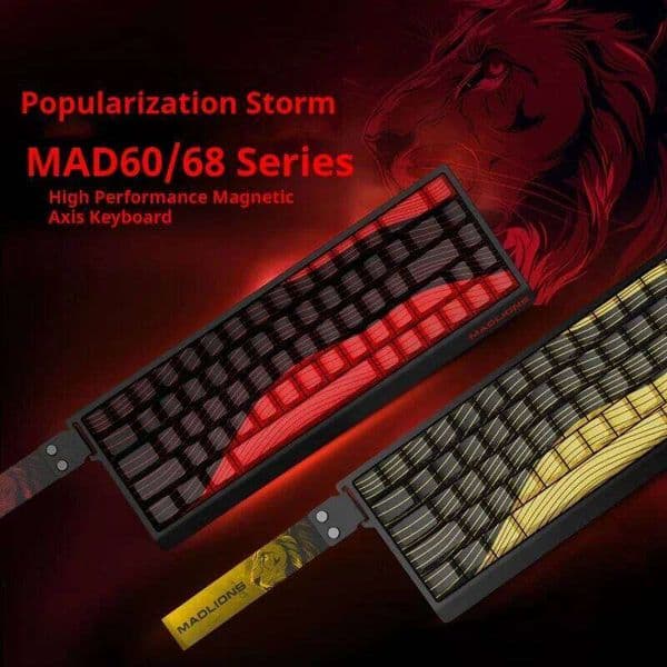 FGG MADLIONS MAD 60/68 Pro Mechanical Keyboard Magnetic Switch Wired 68% Gaming Rapid Trigger Rgb Customs Keyboards 26L0313