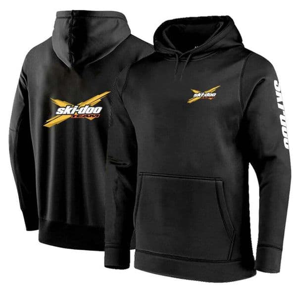 2025 New Printing Men Ski Doo Can-am Spring and Autumn Style Solid Color Pullover Hoodies Loose Fashion Clothing Hooded Tops Z260314
