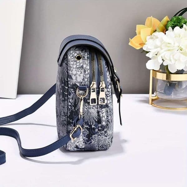 New High End Phone Versatile Small Stylish Chic Premium Texture Multi Layer Practical Lightweight Large Capacity Classic And Crossbody Bag Printed