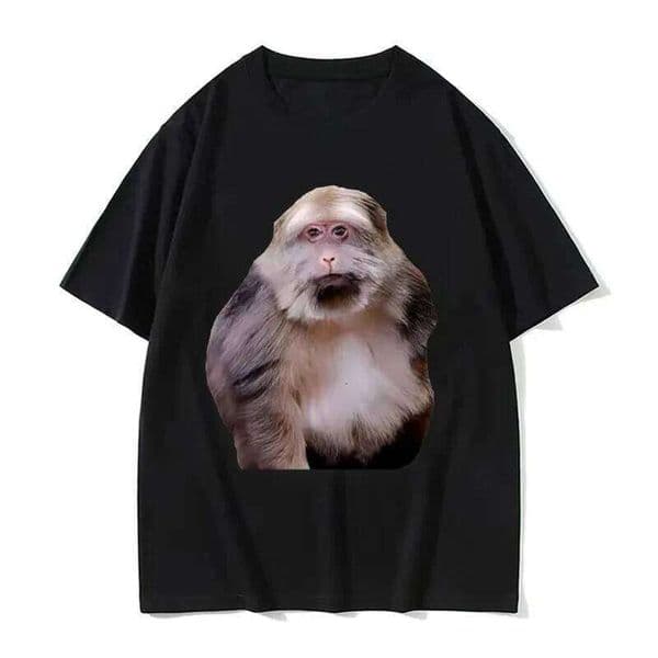 Funny Xing Monkey Meme Women Tee Shirt Retro Fashion T-shirt Streetwear Graphic T Shirts Personality T260312