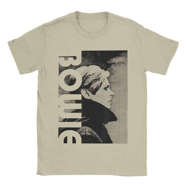 Leisure Davids Cool Bowied T-Shirt for Men Round Neck Pure Cotton T Short Sleeve Tee Shirt Unique Clothes Q260312