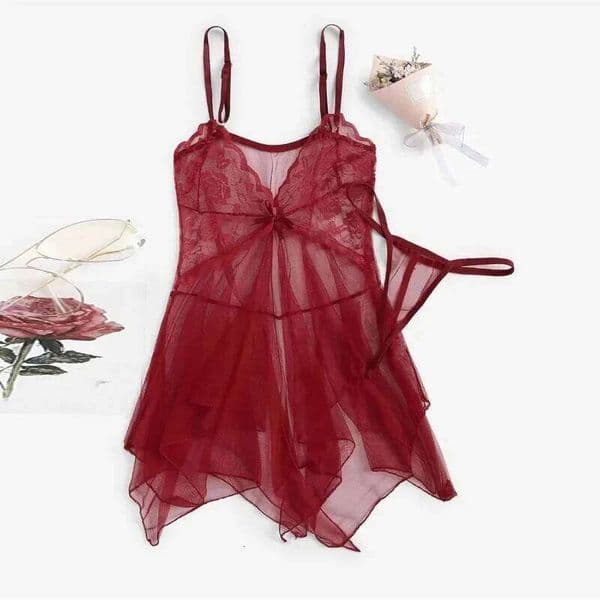 2026 New New For Fine Women Women's Lace Fluoroscopy Beauty Elegant Reverie Sexy Lingerie Fantasy Tulle Intimate Set Free Shipping Free Shipping