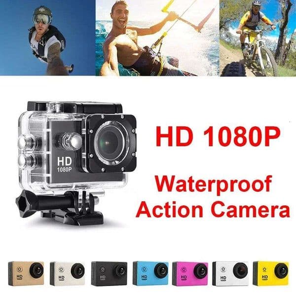 outdoor 2026 New New Action Camera Ultra Full HD 1080P Outdoor 2.0-Inch Screen Camcorder Underwater Waterproof Video Recording Sport Extreme Go Pro Cam Free Shi