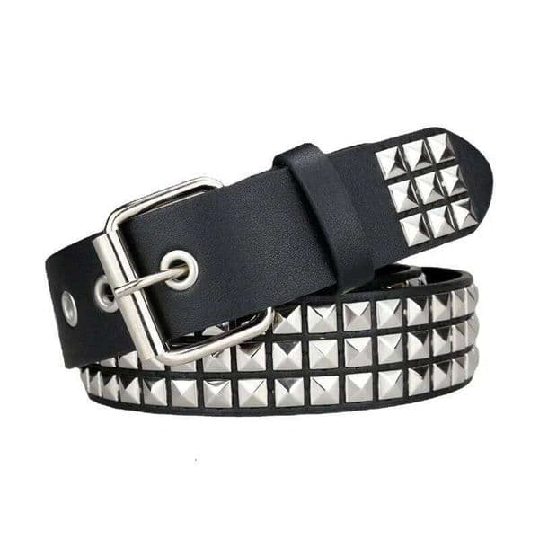Xingqing Fashion Women Men PU Leather Rivets Adjustable Cinch Belt Waistband Accessories for Daily Street S260311