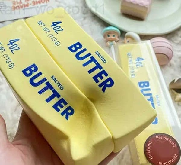 Simulated Butter Squishy Toys Super Slow Rebound Fidget Toy for Relax Work Decompression Super Wet Perfect for Daily Party H260313